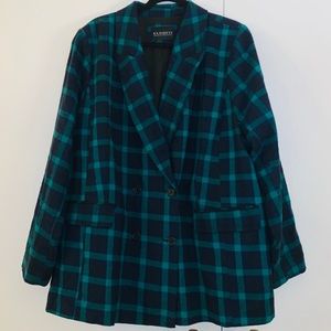 Double Breasted Plus Size Blazer
